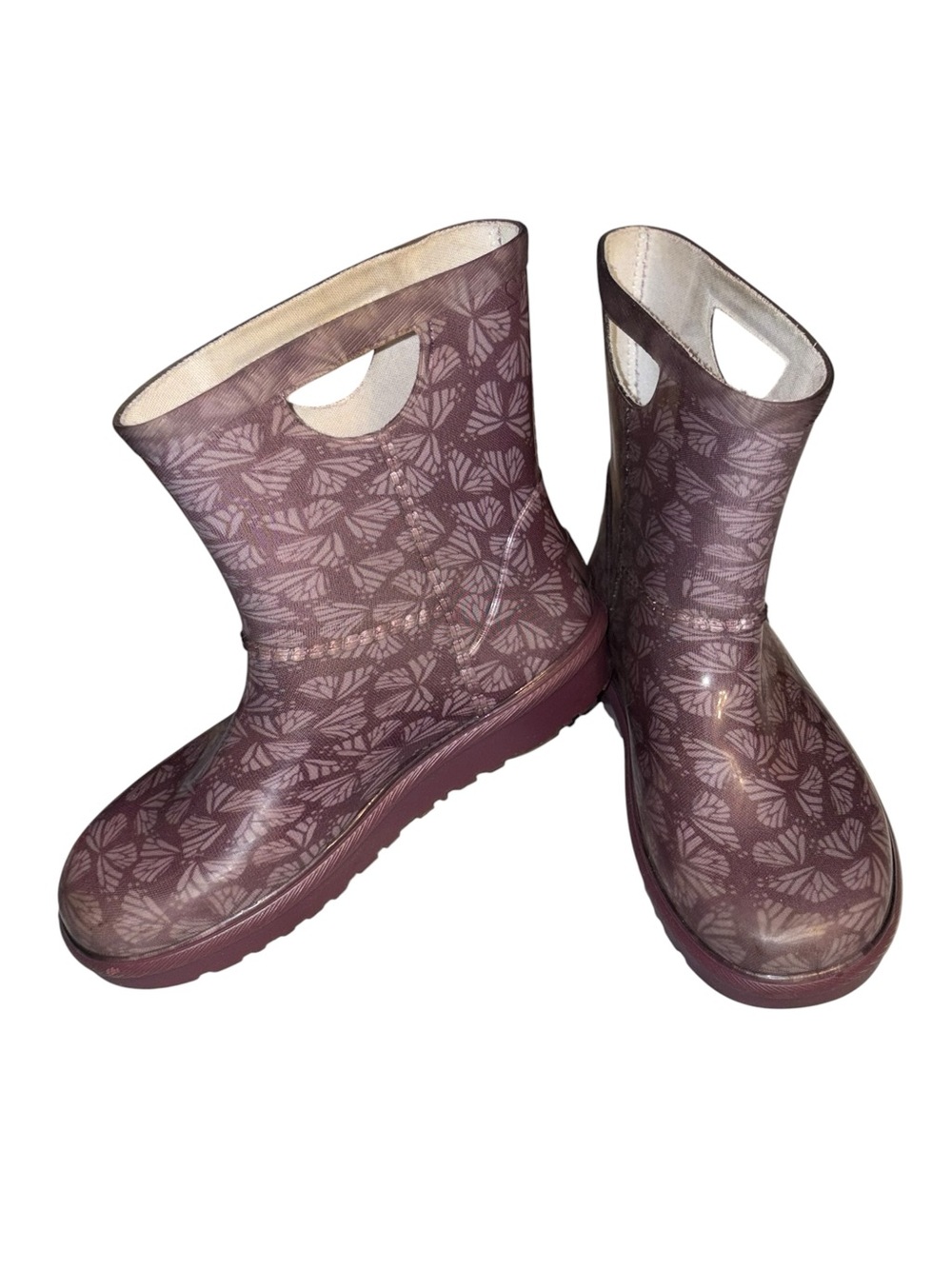 Girls Purple Ugg Rain Boots